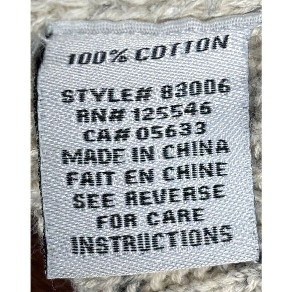 Habitat Clothes To Live In Sweater Size Small Tan Minimalist Neutral Artsy Cozy - Picture 6 of 8